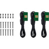 Thermaltake ct120 ex argb sync ventola di raffreddamento per PC racing green (pacchetto da 3 ventole) ventole per case (verde, 3 pezzi, 120 x 120 x 25 mm, pwm)