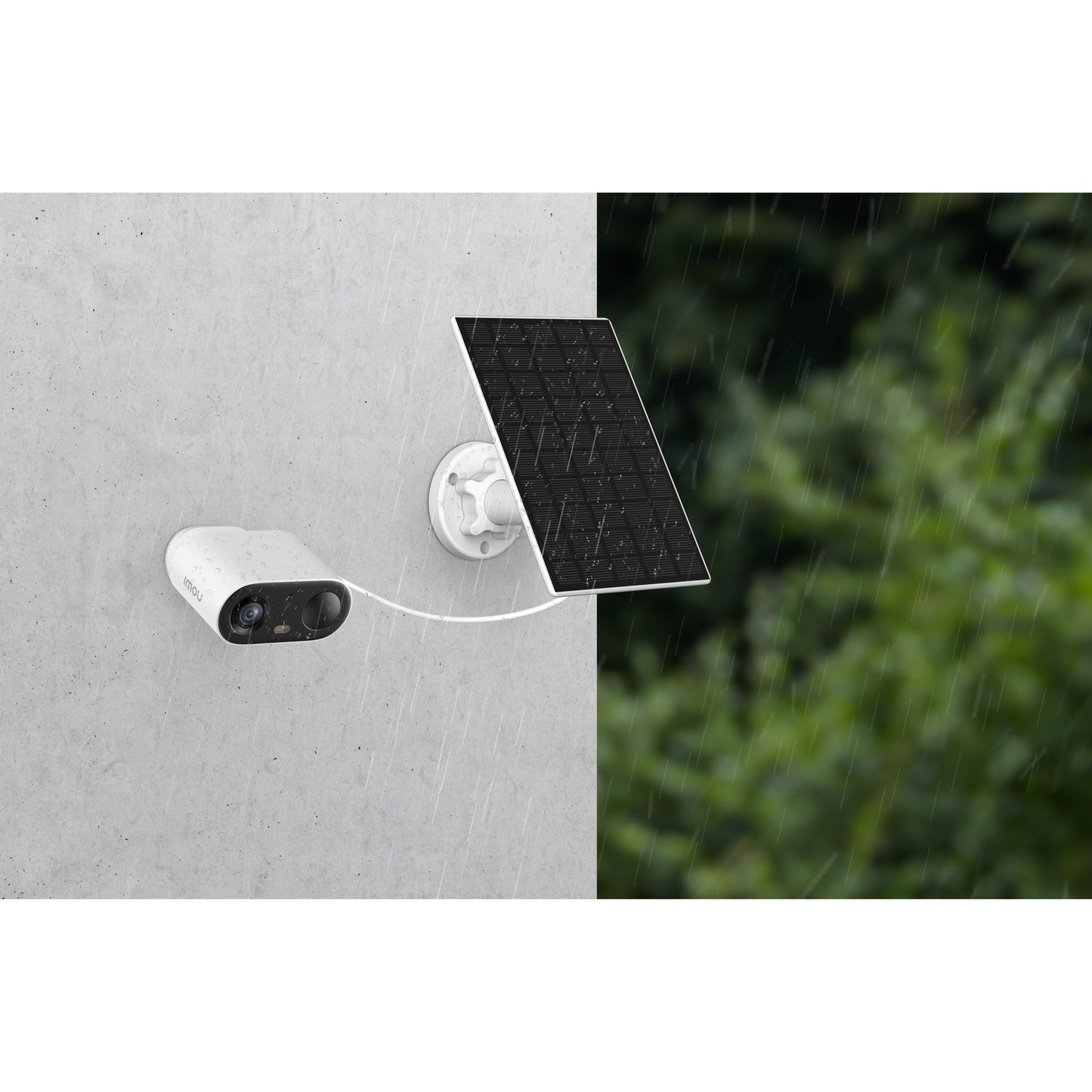 Telecamera di sicurezza kit a colori Imou cell go (bianca, 100% wireless, con pannello solare)