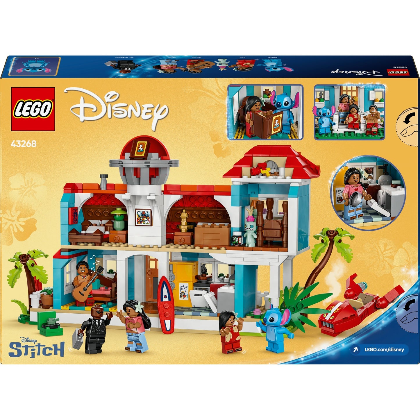 LEGO Disney 43268 Lilo y Stitch Strandhuis