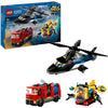 LEGO LEGO CITY 60462 helicóptero, camión de bomberos y remezcla de submire