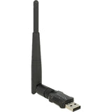 Delock usb 2.0 dual band wlan stick wlan adapter (zwart) - afbeelding 1