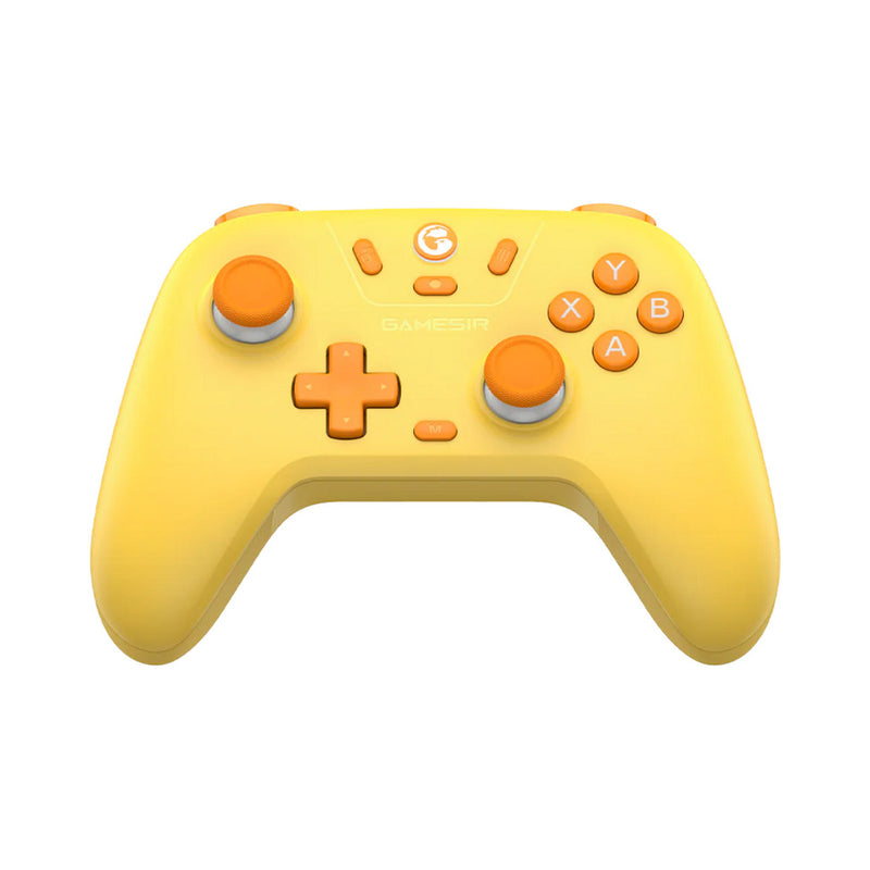 Controller multipiattaforma Gamesir Nova Lite (Giallo, PC, Steam, Android, iOS, Switch, Bluetooth 2,4 GHz USB)
