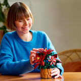 Lego icons kerstster poinsettia - 10370 - afbeelding 2