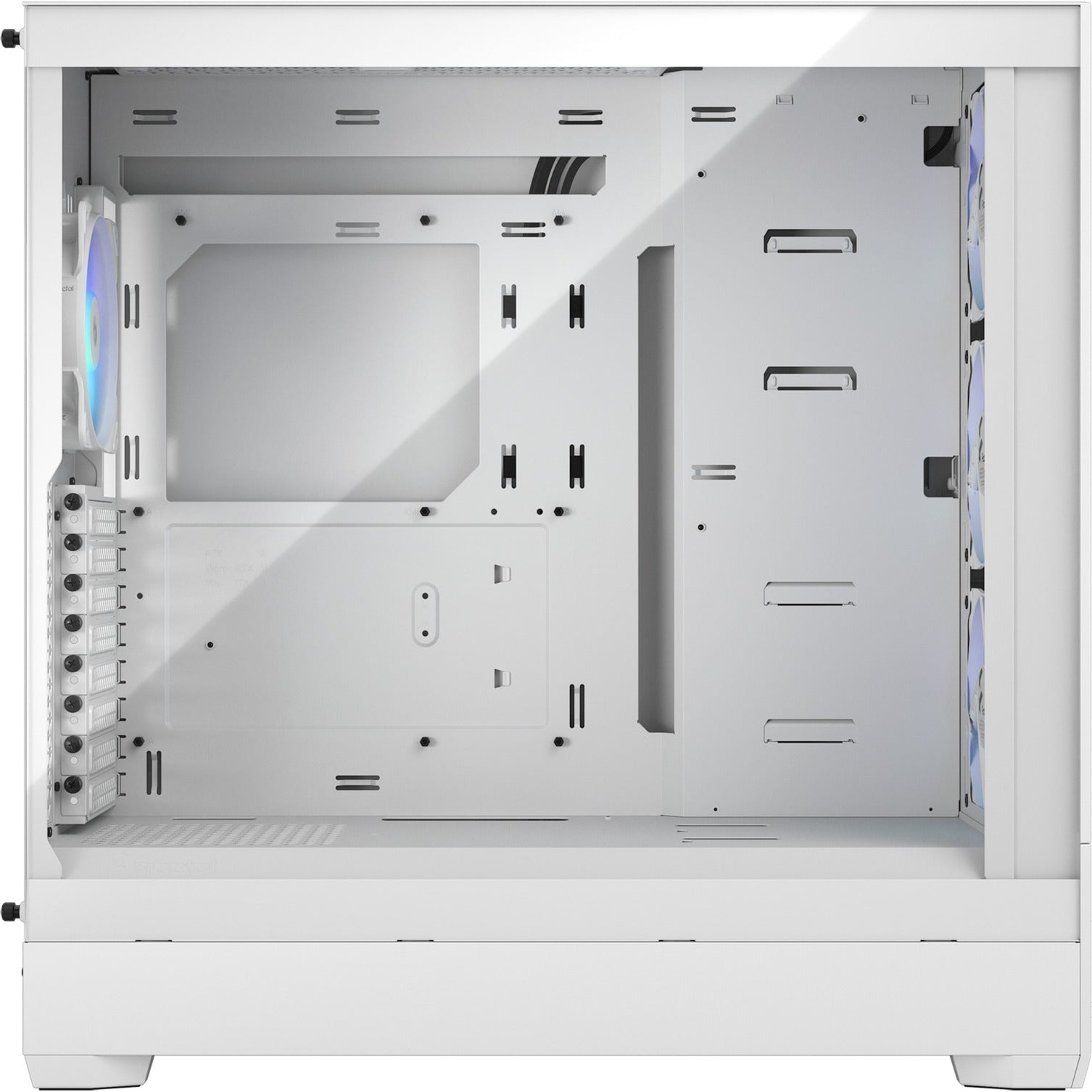 Diseño fractal Pop XL Air RGB White TG Clear Tint