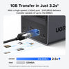 Ugreen nasync dxp2800 (grigio, 2.5GBe, HDMI, USB-C)