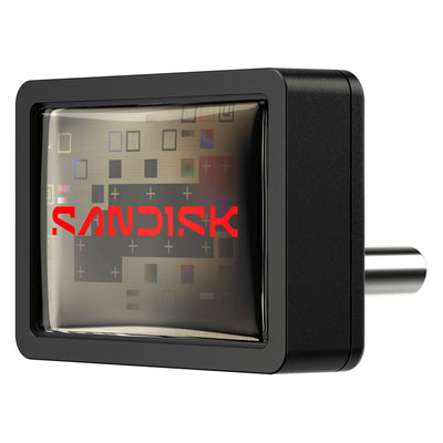 Sandisk extreme fit usb-c-flashdrive 128 gb usb-stick (zwart, usb-c 3.2 (5 gbit s))
