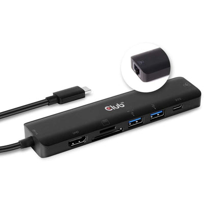 Club 3D CSV-1592 USB Tipo C 7-In-1 Hub
