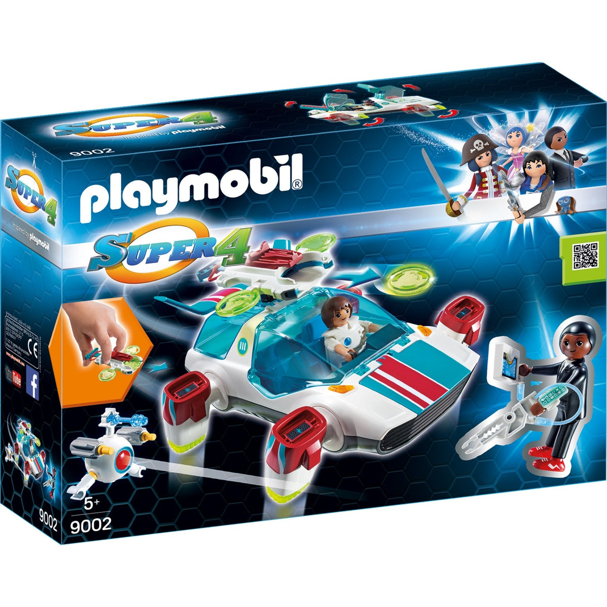Playmobil Super 4 Fulgurix with Gene