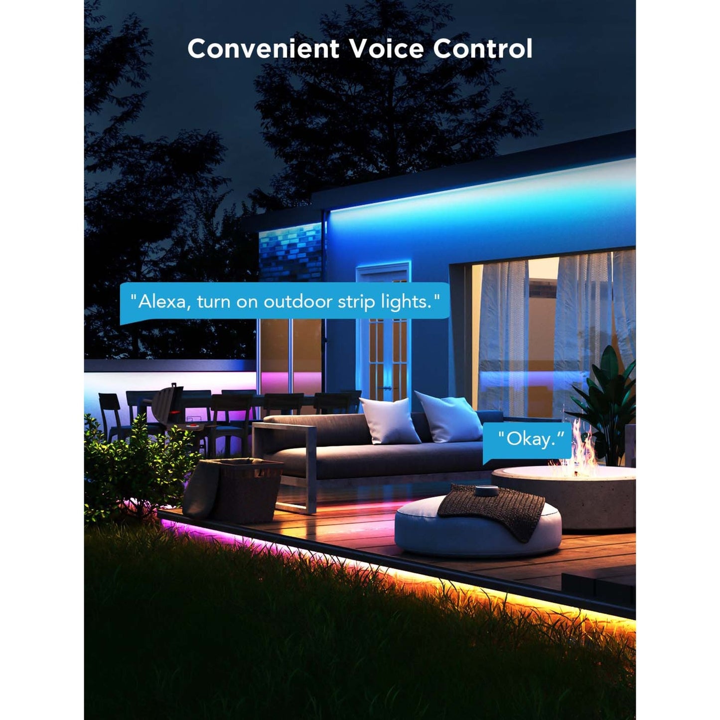 Govee rgbicww outdoor ledstrip (10 meter, 2,4ghz wifi, bluetooth)