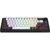 Hator skyfall pro wireless, tastiera da gioco (nera, layout americano, hator aurum vanilla silenzioso, 65%, rgb, double-shot pbt, hot-swap, bluetooth usb-c da 2,4 ghz)