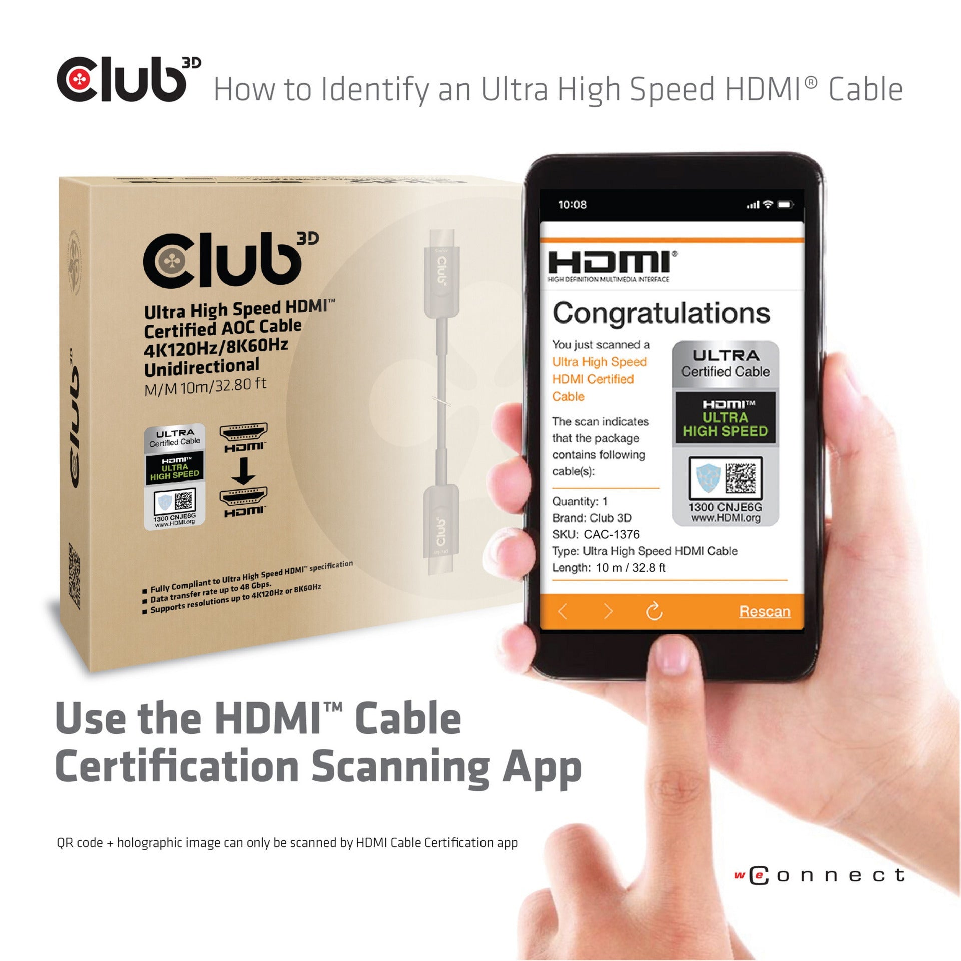 Club 3D HDMI certificato AOC