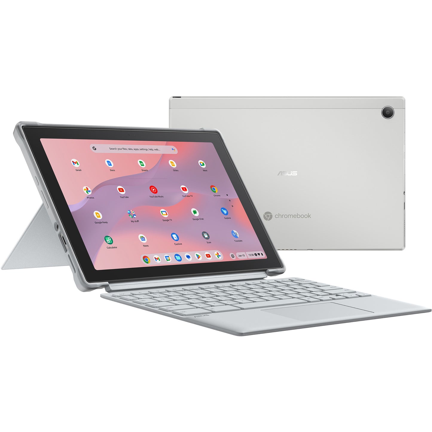 Asus chromebook cm30 detachable cl3001dm2a-r70267 10.5 2-in-1 laptop (zilver | kompanio 520 | mali-g52 2ee mc2 | 8 gb | 64 gb emmc)