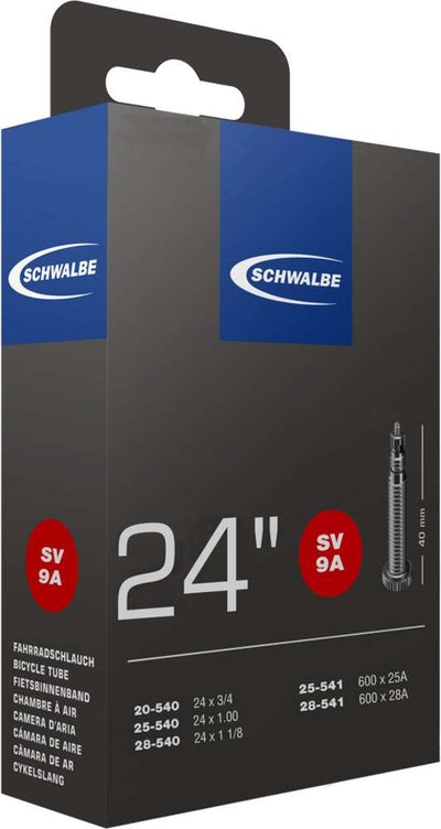 Schwalbe Tubo interior SV9A 24 pulgadas 20 28-540 451 SV 40 mm