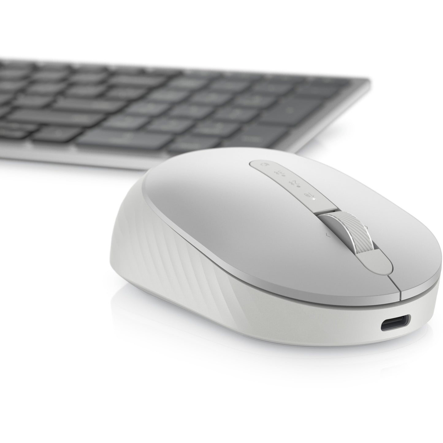 Ratón compacto Dell Pro Premium: ms7421w (blanco plateado, 1000 - 4000 ppp)