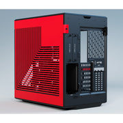 Hyte y60 midi tower behuizing (rood zwart | 3x usb-a | tempered glass) - afbeelding 8