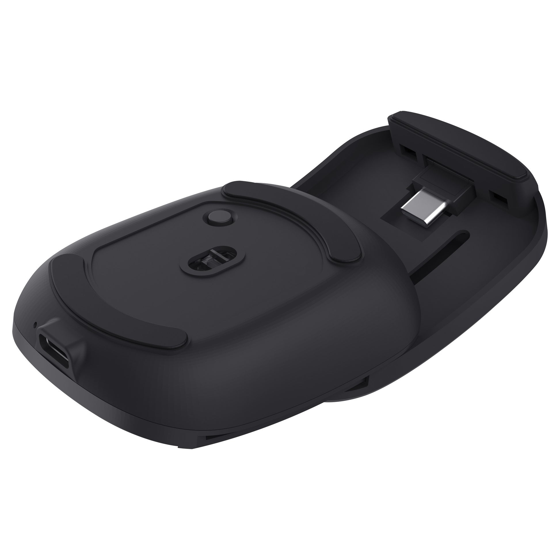Ratón de bolsillo portátil y retráctil Trust zylo (negro, 1000 - 2400 dpi)