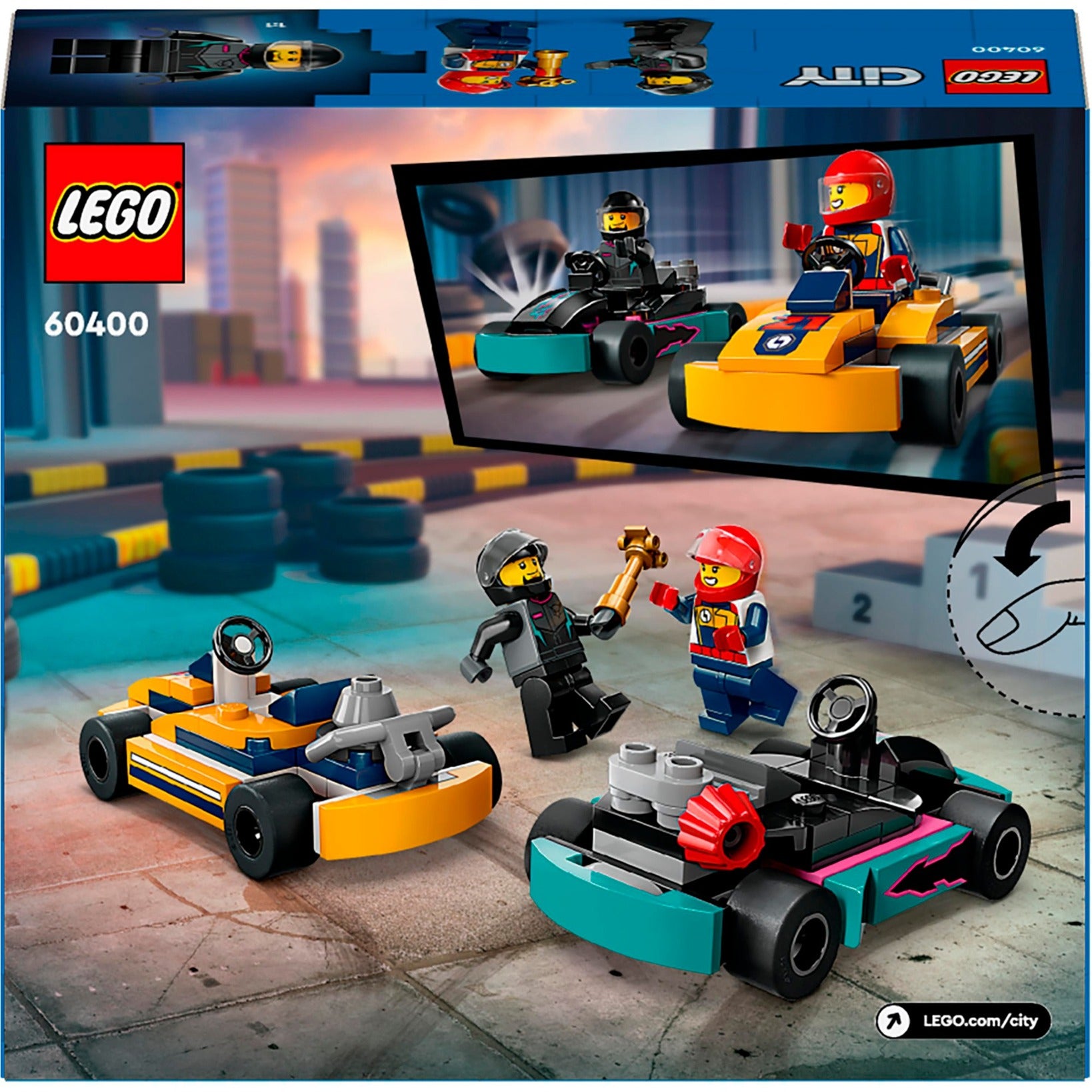 Lego LEGO City 60400 Karts y Corredores