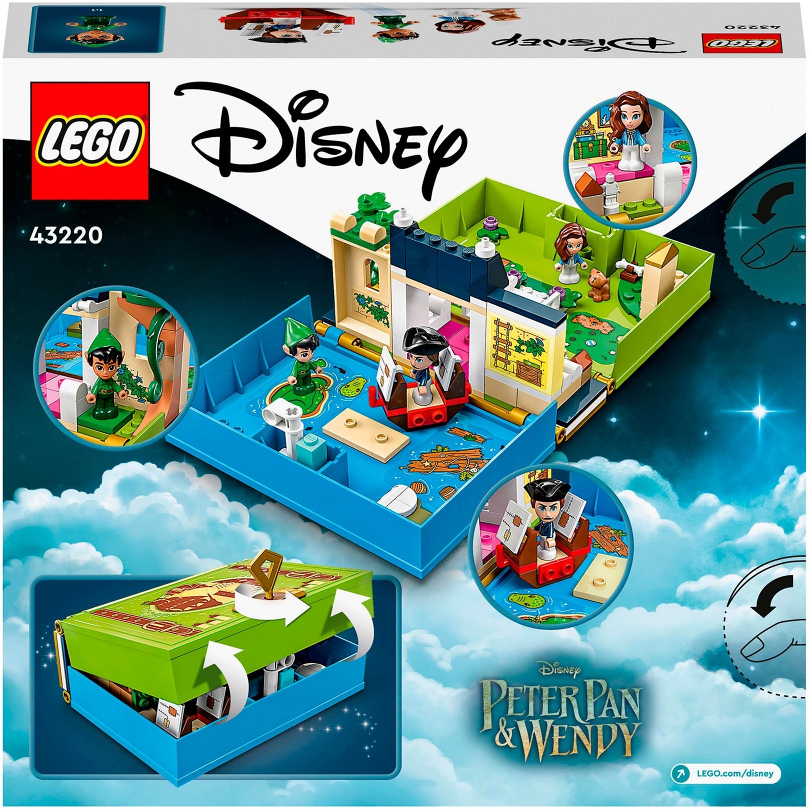 LEGO LEGO PETER PAN El set de aventura de libros de cuentos de LEGO PETER WENDY