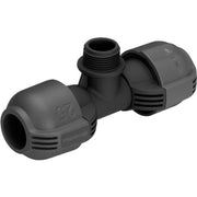 Gardena t-stuk 25 mm x 3 4 buitendraad verbinding (zwart grijs, 2787-20) - afbeelding 1
