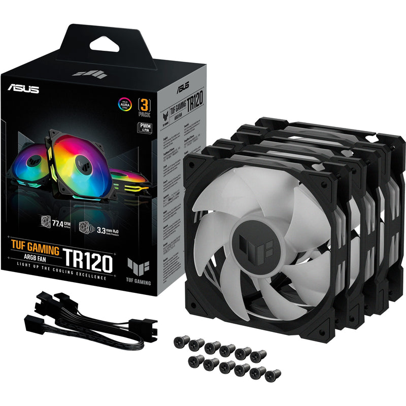 Pacchetto ASUS TUF Gaming TR120 Argb, 3 pezzi