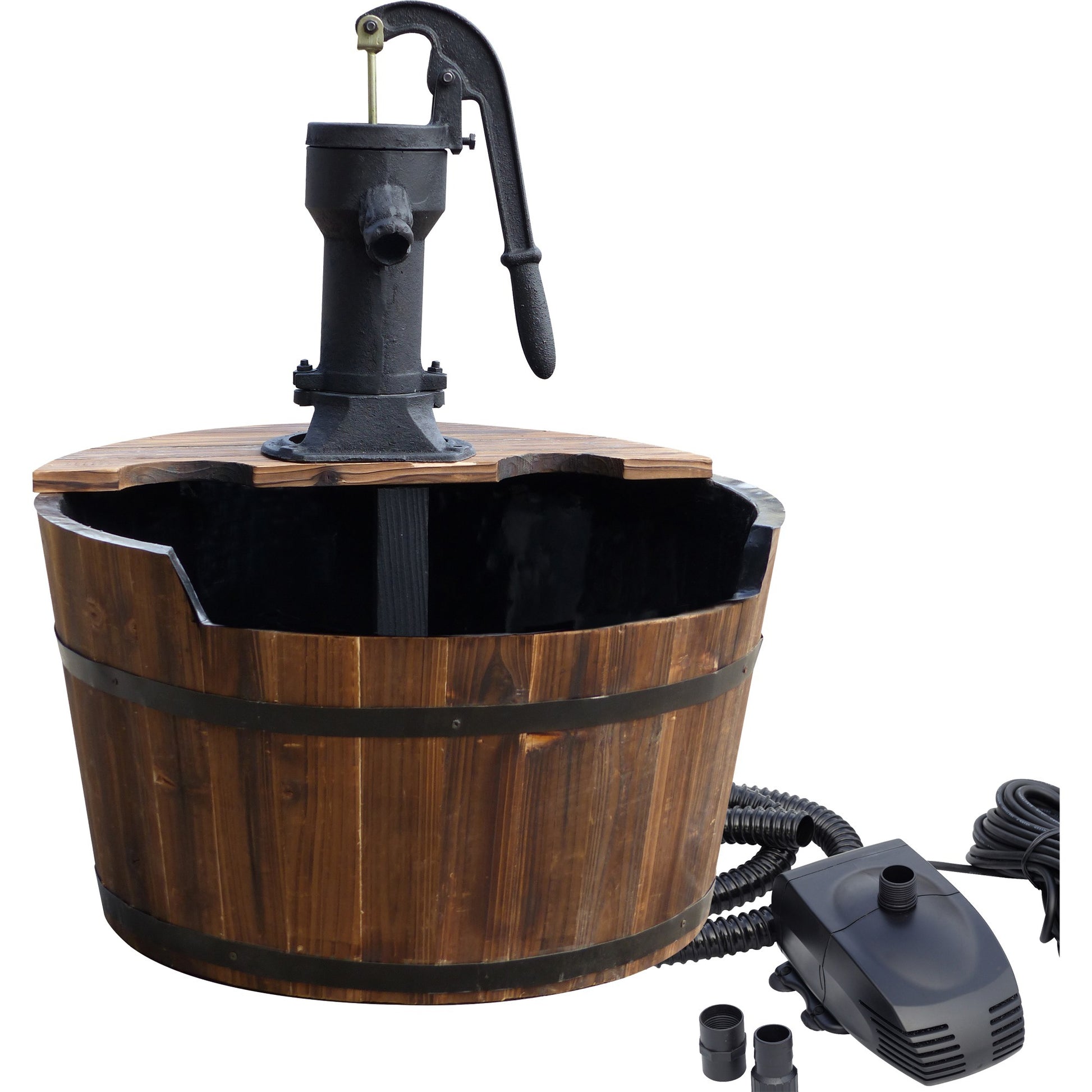 Ubbink Ubbink Adorno de agua de madera tonelada