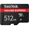 Scheda di memoria Sandisk microSD express da 512 GB (nera, classe 3 (u3))