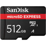 Sandisk microSD express 512 GB memory card (black, class 3 (u3)) - afbeelding 1