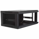 Dsi 4u wandkast met glazen deur server rack (zwart) - afbeelding 2