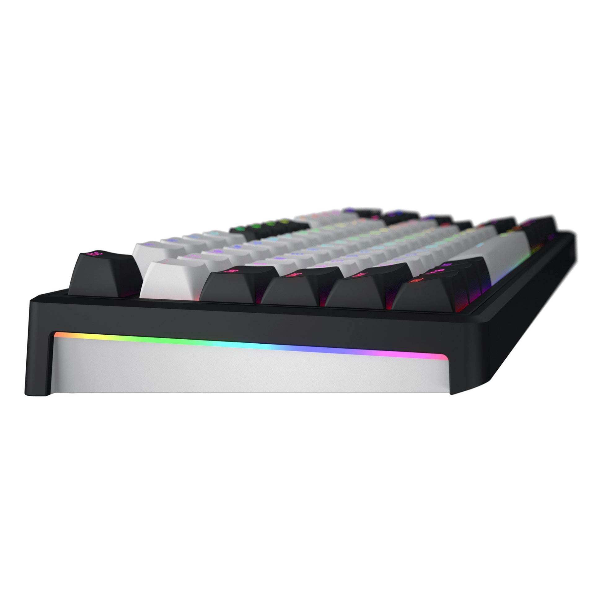 Hator skyfall mag ultima 8k wireless rgb mechanisch gaming toetsenbord (zwart, us lay-out (qwerty), hator aurum ice, 80% (tkl), rgb, double-shot pbt, hot-swap, 2.4ghz | bluetooth | usb-c)