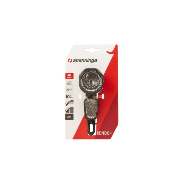 Spanninga Headlight Kendo XDO 30 Lux on Off V-Brake + Cable