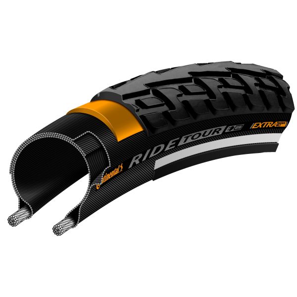 Continental Tire Ride Tour 32-622 (28x15 8x11 4) Black Reflection