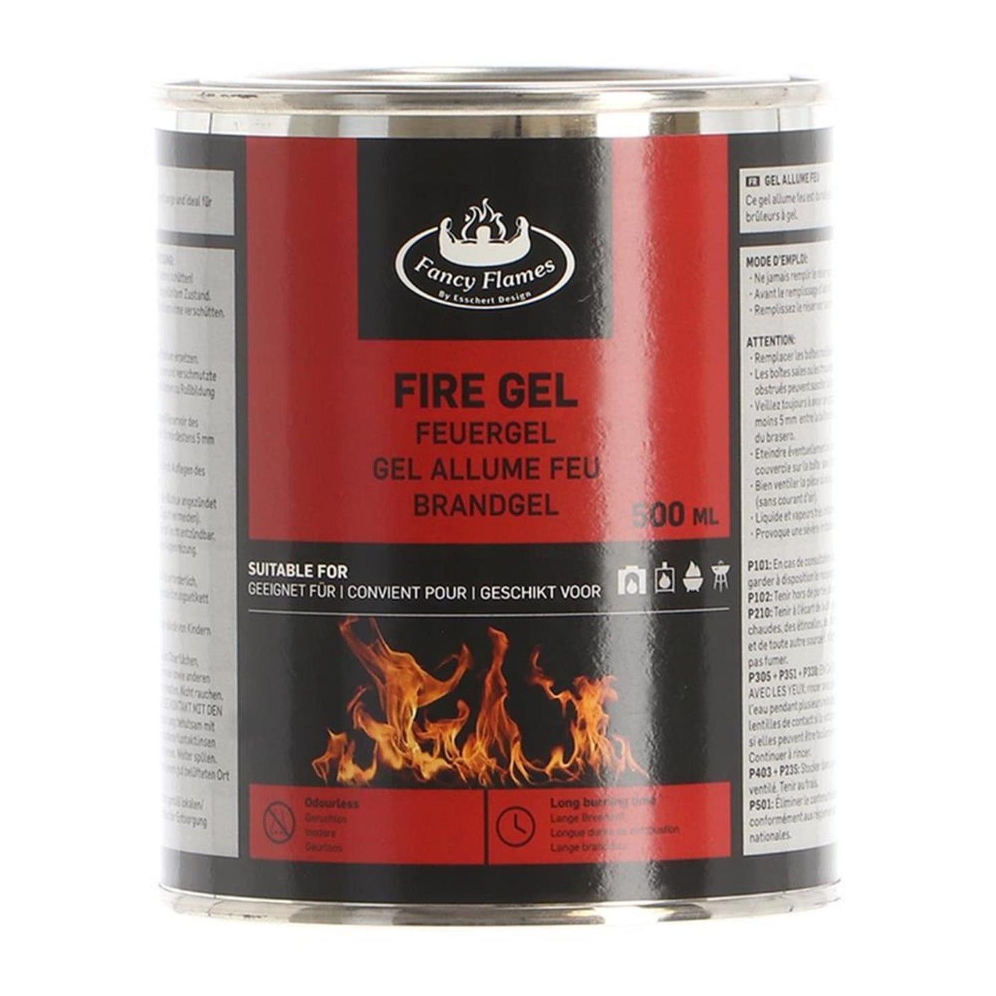 Gel antincendio Esschert Design in barattolo da 500 ml