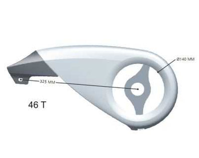 Pantalla de cadena Hesling Tension 46T