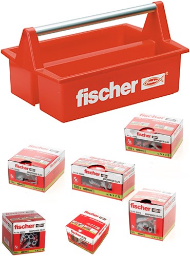 Fischer enchufe duopower surtido 395 piezas en mobibox