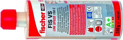 Mortero de inyección fischer fis vs 150 c - 45302 - 1 pieza(s) - 45302