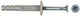 Fischer 50339 np nagelpluggen met kraag - 6 x 40 mm (50st)