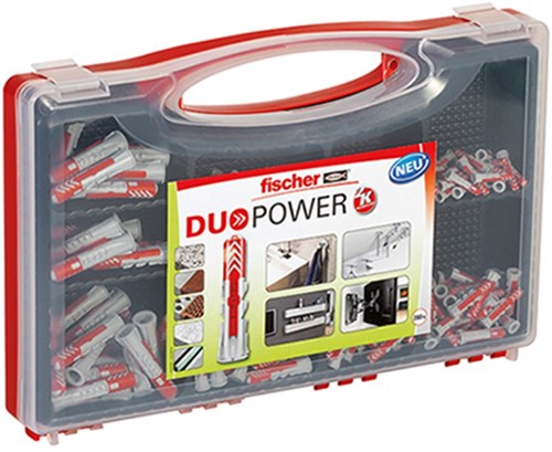Fischer red-box duopower pluggen - 280 stuks