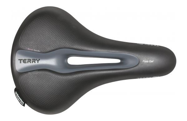 Terry Saddle Fisio Flex Gel Ladies Black