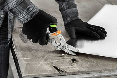 Tijeras de hojalatero de aviación Fiskars powergear | derecha - 1027208