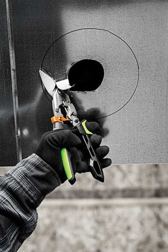 Tijeras de hojalatero de aviación Fiskars powergear | derecha | compensación - 1027210