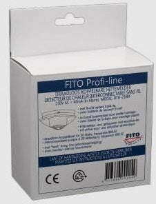 Enzo fito optische mini hittemelder 230v draadloos koppelbaar - 7900546