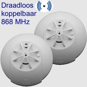 Enzo fito optische mini hittemelder 230v draadloos koppelbaar - 7900546