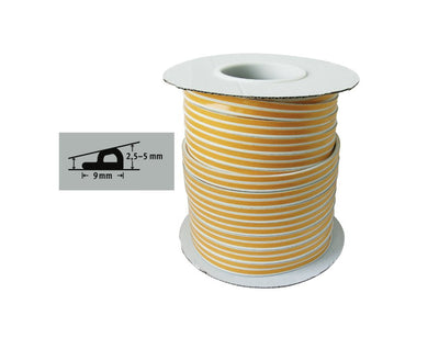 Fix-O-Moll Draft Tape P Perfil 100 m x 9 mm 2.5-5 mm blanco