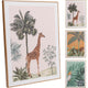 Decoración de pared de estilo hogar mdf 28x38cm selva