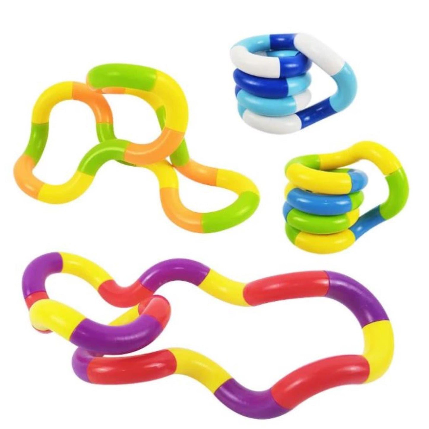 Juego de 6 juguetes para enredar serpientes Wriggle