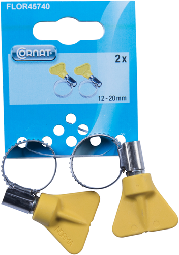 Cornat spanring 12-20mm (2st) vleugel rvs - flor45740