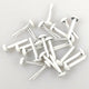 La scelta di Nellie • fermagli floreali 3 mm (confezione da 40 pezzi) bianchi