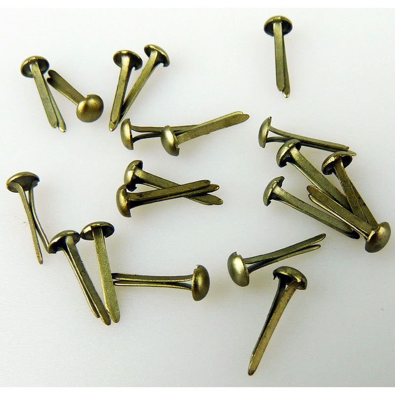 La scelta di Nellie • fermagli floreali 3 mm (conf. da 40 pezzi) oro antico