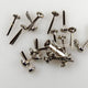La scelta di Nellie • fermagli floreali 3 mm (confezione da 40 pezzi) argento