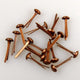 Nellie's choice • floral brads 3mm (40stuks pkg) copper 876u metallic